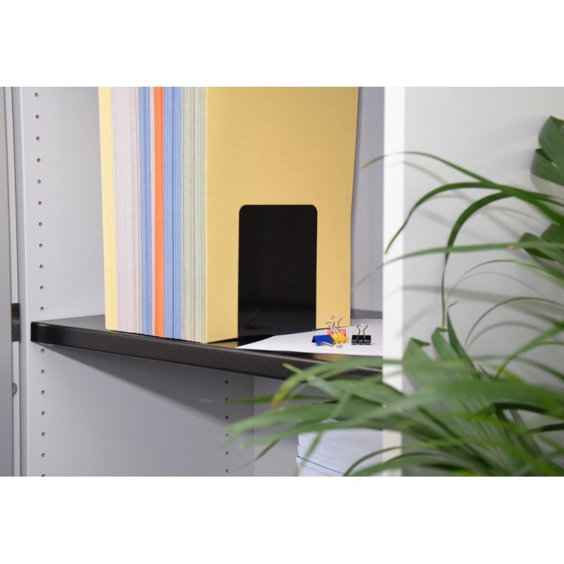 MAUL 3506590 serre-livre Noir Métal