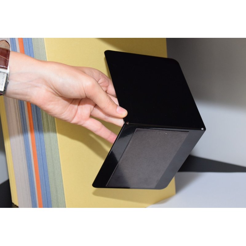 MAUL 3506590 serre-livre Noir Métal