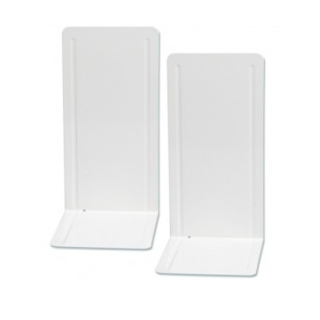 MAUL Small Filing Ends. White serre-livre Blanc Métal