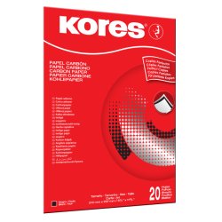 Kores papier carbone, format A4, 100 feuilles, noir