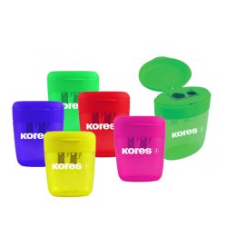 Kores SP35810 taille-crayons Taille crayon manuel Couleurs assorties