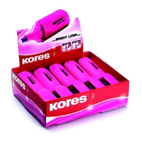 Kores TM36102 marqueur 10 pièce(s) Rose