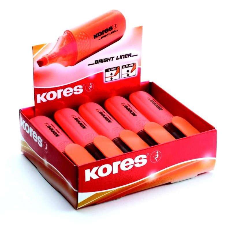 Kores TM36104 marqueur 10 pièce(s) Orange