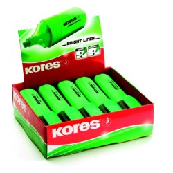 Kores TM36105 marqueur 10 pièce(s) Vert