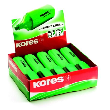 Kores Surligneur "BRIGHT LINER", couleur: vert