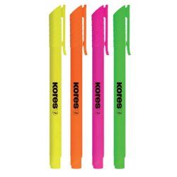 Kores TM36240 marker 4 pc(s) Green, Orange, Pink, Yellow
