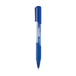 Kores stylo à bille rétractable jetable K-PEN K6, M, bleu