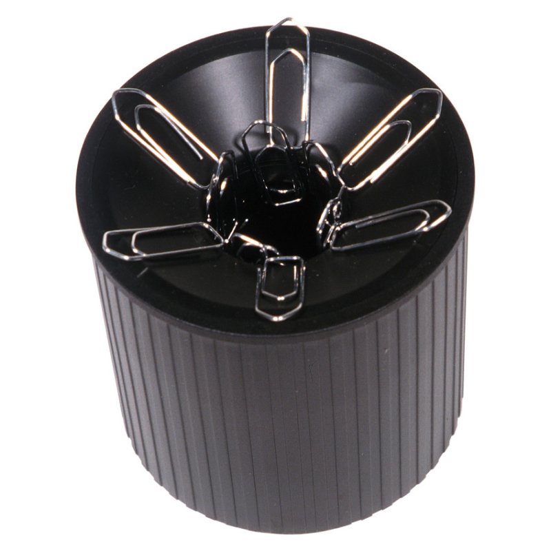 helit Distributeur de trombones "the clip line", noir