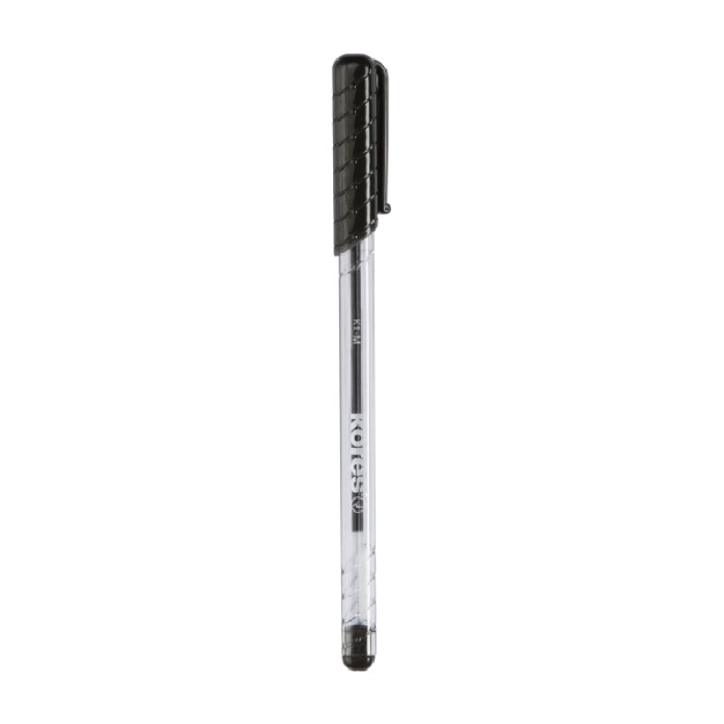 Kores Stylo à bille jetable K-PEN K1, tracé: M, noir