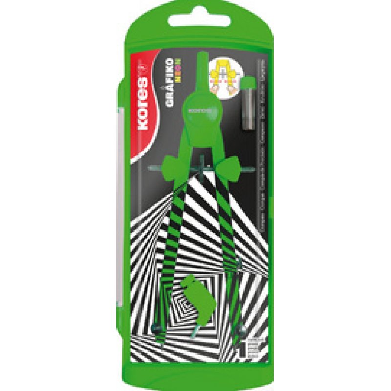 Kores Compas à réglage rapide "Grafiko Neon"