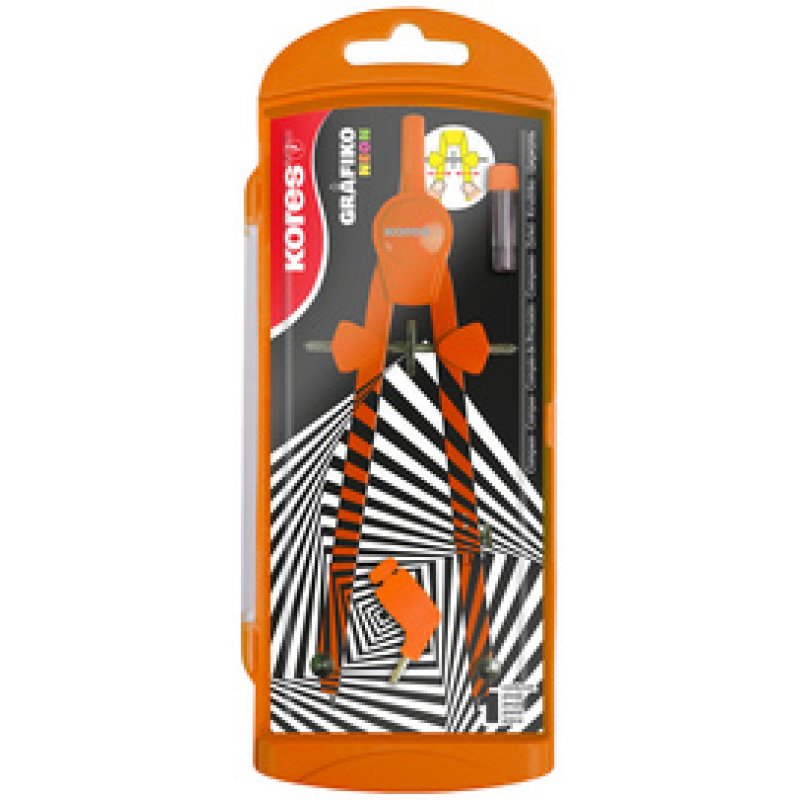 Kores Compas à réglage rapide "Grafiko Neon"