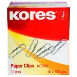 Kores B-BK43012 paper clip Metal 1000 pc(s)