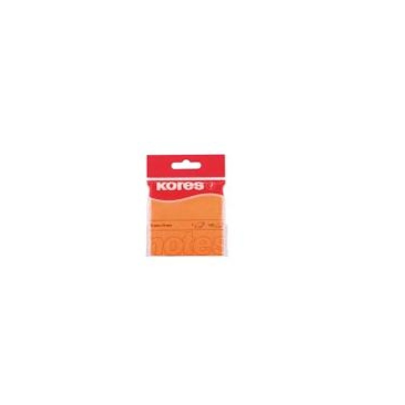 Kores N47074 note paper Square Orange Self-adhesive