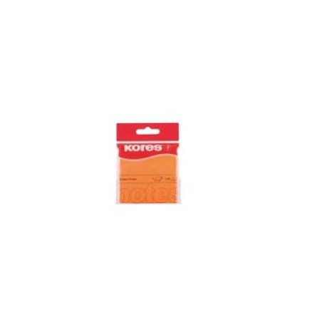 Kores N47074 Post-it Carré Orange Auto-adhésif