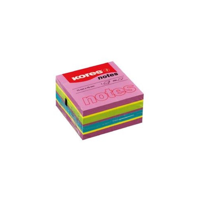 Kores 48464 note paper Square Multicolour Self-adhesive