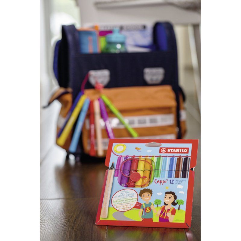 STABILO Cappi felt pen Medium Multicolour 12 pc(s)