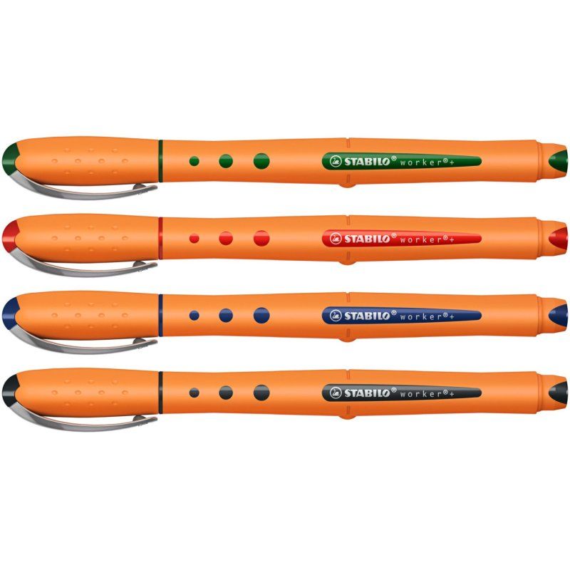 STABILO worker fine Stylo à bille Bleu 1 pièce(s)