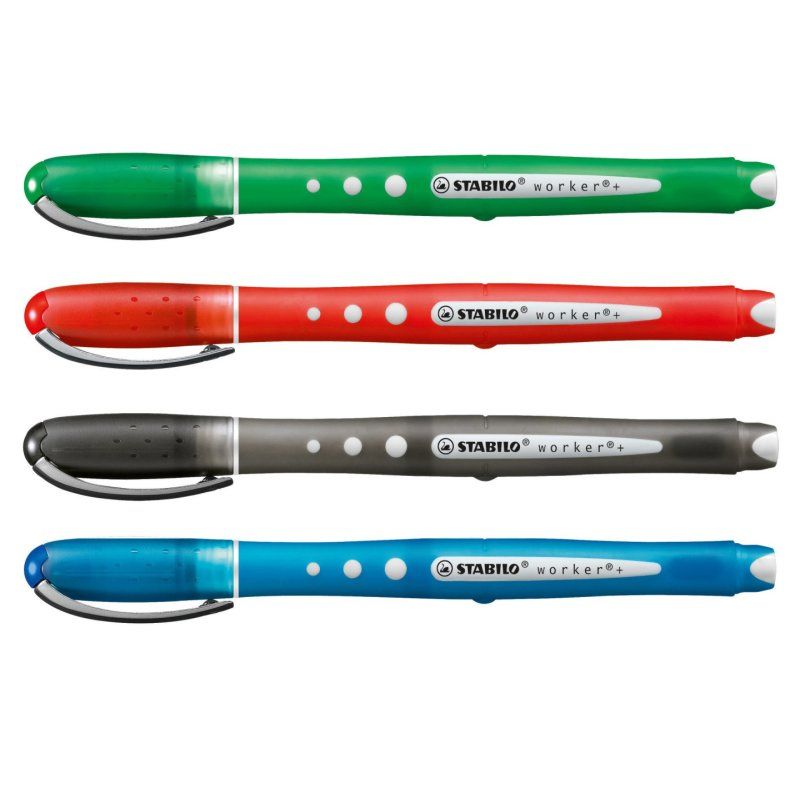 STABILO worker colorful Stick pen Red 1 pc(s)