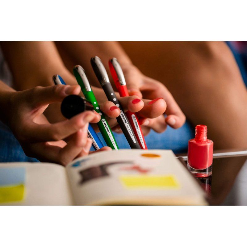 STABILO worker colorful Stick pen Red 1 pc(s)