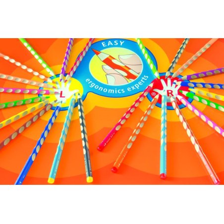 STABILO Crayon de couleur EASYcolors, pour gauchers, étui