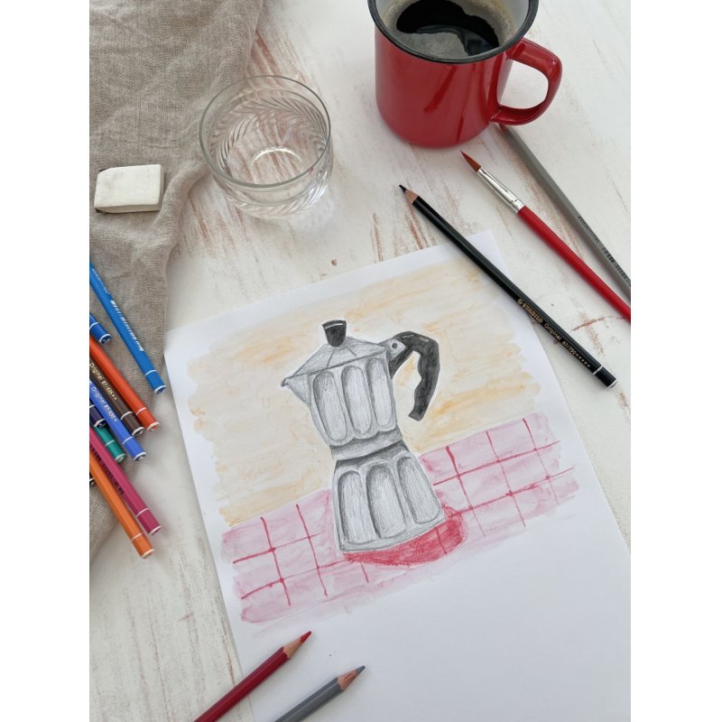 STABILO Crayon de couleur Original, hexagonal, blanc