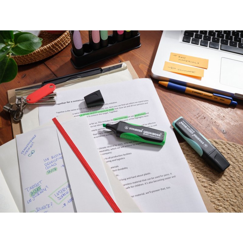 STABILO Surligneur GREEN BOSS, vert