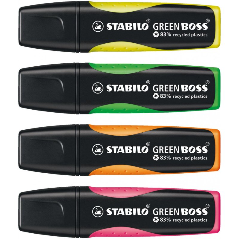 STABILO GREEN BOSS marker 1 pc(s) Chisel tip Pink