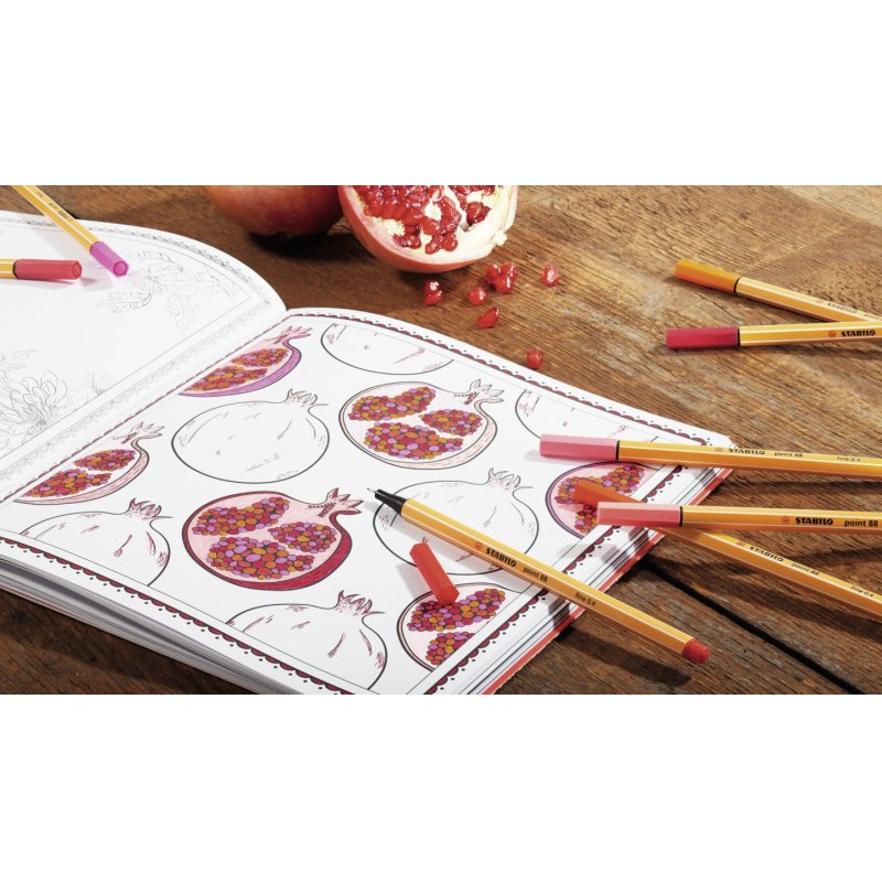 STABILO Point 88 fineliner Multicolour 15 pc(s)