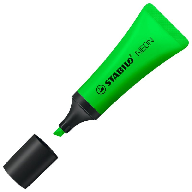 STABILO NEON marker 1 pc(s) Chisel tip Green