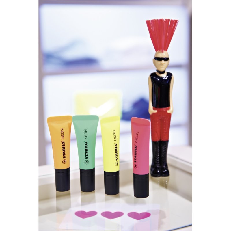 STABILO NEON marker 1 pc(s) Chisel tip Green