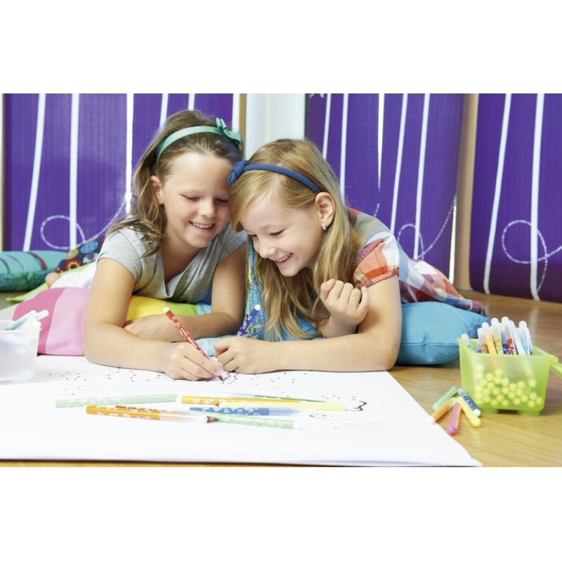 STABILO Feutre Trio A-Z, étui en carton de 18