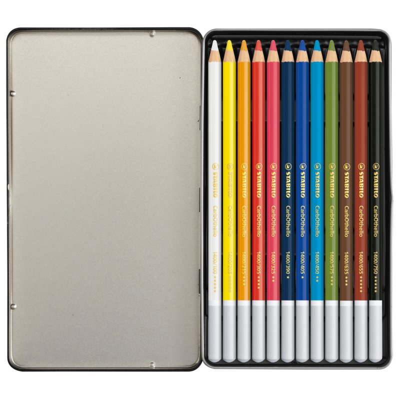 STABILO Crayon pastel CarbOthello ARTY , étui de 12