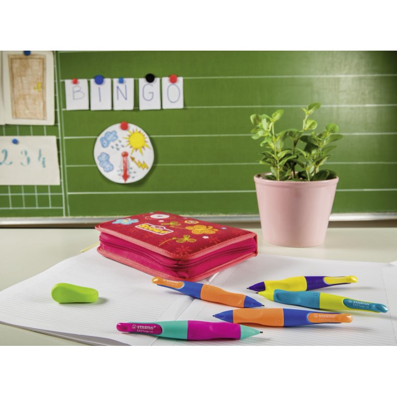 STABILO Porte-mines EASYergo 1.4, turquoise/rose fluo