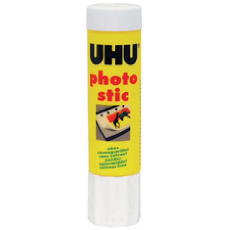 UHU Bâton de colle stic pour photos, sans solvant, 21 g