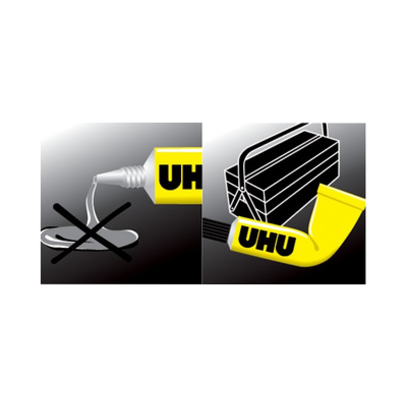 UHU colle universelle extra FLEX CLEAN, tube plastique,18g