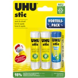 UHU Pack économique Bâtons de colle stic et stic Magic