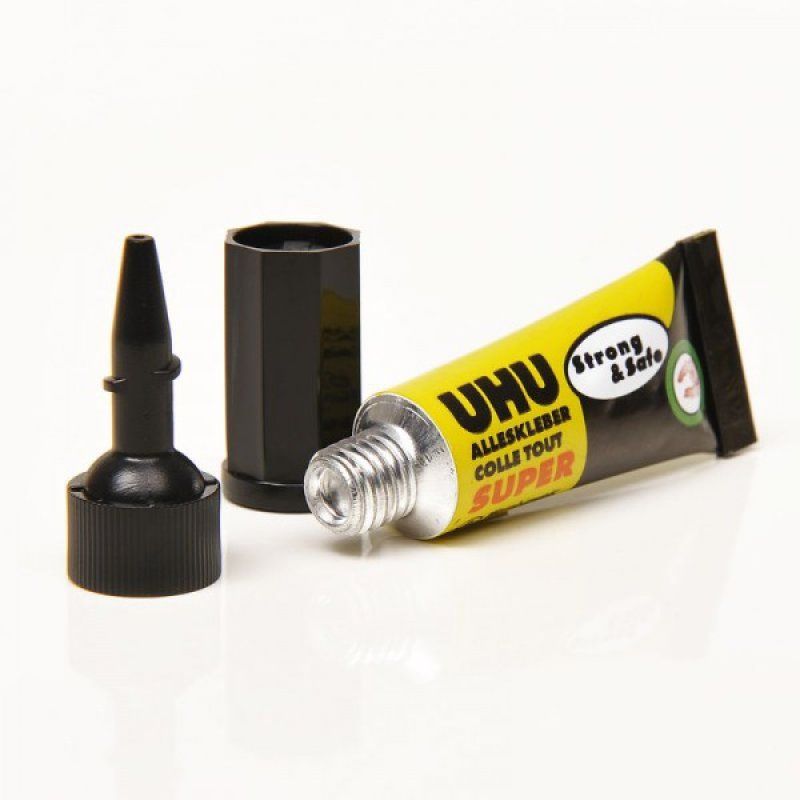 UHU colle instantanée SUPER Strong & SAFE MINIS, 3 tubes de