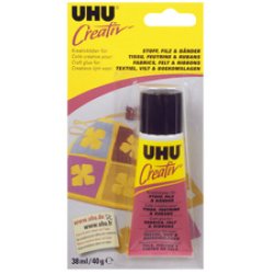 UHU Colle spéciale "Creativ" pour tissus, feutrine & rubans