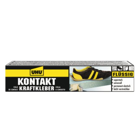 UHU colle forte de contact, fluide, contient du solvant,120g