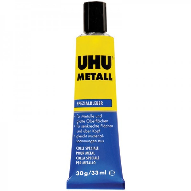 UHU Colle de contact METALL, tube de 30 g, colle de contact