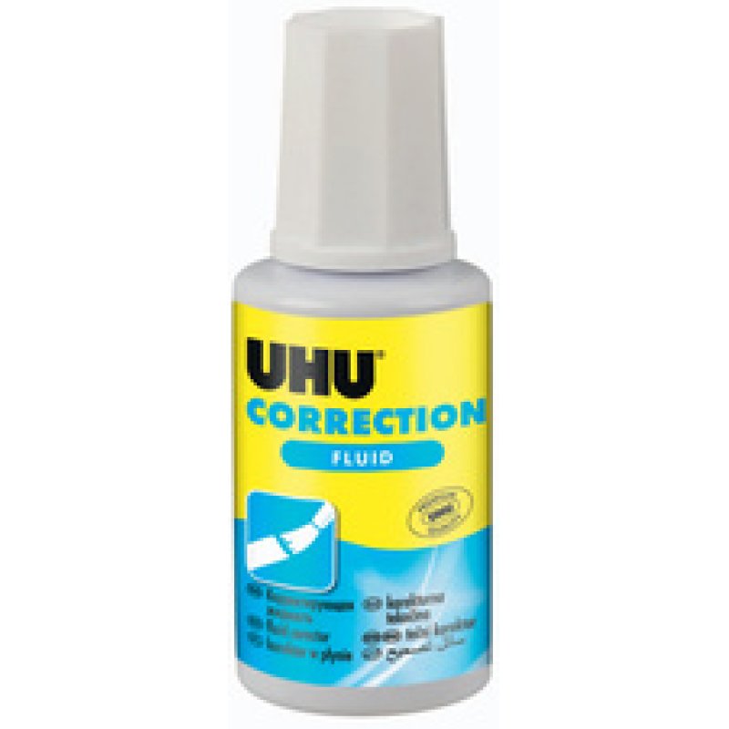 UHU Liquide correcteur Correction Fluid, blanc, 20 ml