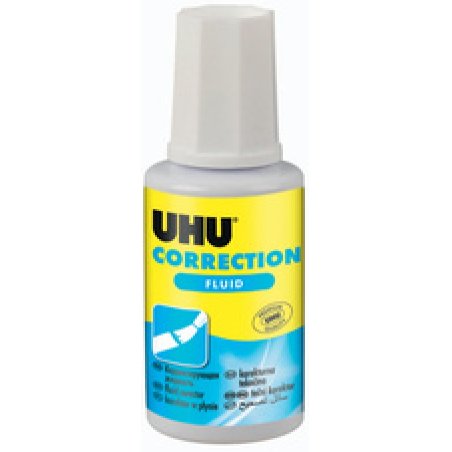 UHU Liquide correcteur Correction Fluid, blanc, 20 ml