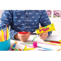 UHU Colle de bricolage, sans solvant, 90 g, tube vertical