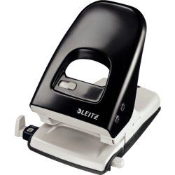 Leitz 5138 perforateur papier 40 feuilles Noir, Blanc