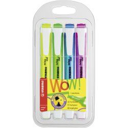 STABILO swing cool Pastel marker 4 pc(s) Chisel tip Multicolour