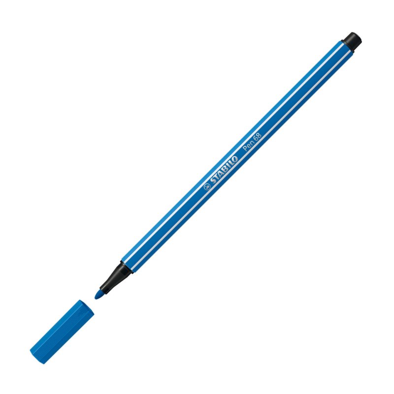 STABILO Stylo feutre Pen 68, bleu foncé