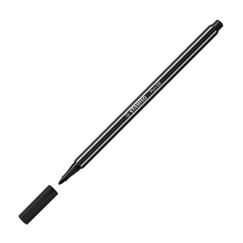 STABILO Stylo feutre Pen 68, largeur de tracé: 1,0 mm, noir