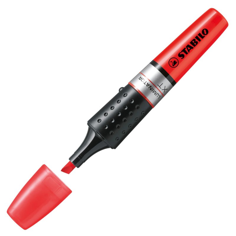 STABILO Luminator marker 1 pc(s) Chisel tip Red