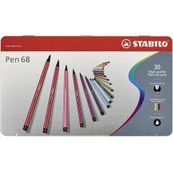 STABILO Pen 68 felt pen Multicolour 30 pc(s)