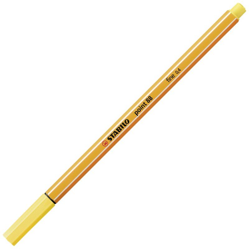 STABILO point 88 fineliner Yellow 1 pc(s)